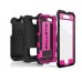Противоударный чехол на iPhone 5/5s, Ballistic Hard Core Case Black/Hot Pink